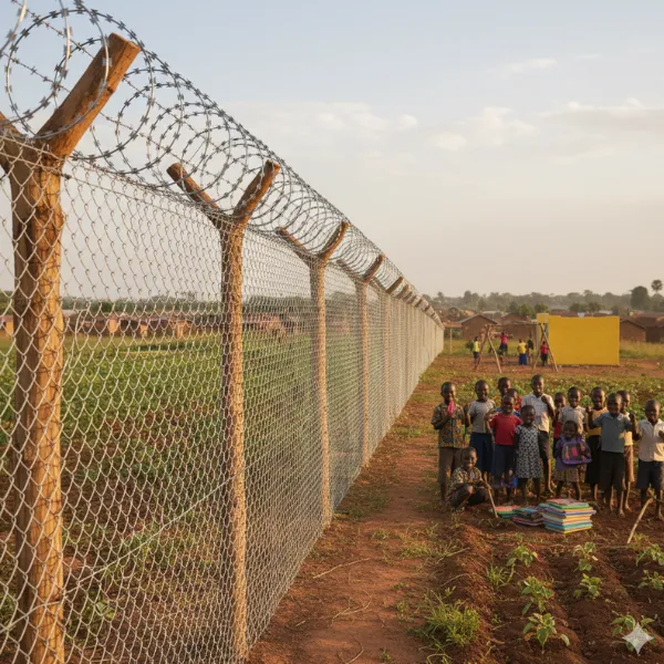 100-foot Woven Wire Security Section