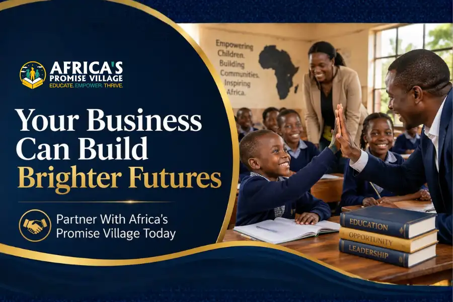 Corporate sponsor helping African children access education